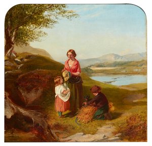 The Young Harvester (oljelerret) av Paul Falconer (attr. to) Poole