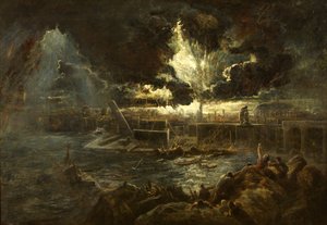 The Destruction of Pompeii, ca. 1835 (olje på lerret)