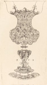 Utsmykket vase av Paul Flindt II