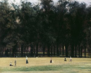 Kensington Gardens (olje på lerret)
