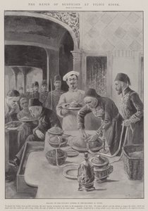 Mistenkens styre ved Yildiz Kiosk av Paul Frenzeny