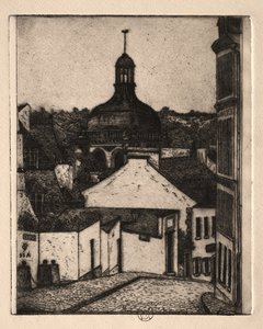 Seks etsninger: Notre Dame Street, Pontoise