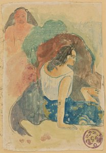 Arearea no Varua Ino (Worte des Teufels) [recto] av Paul Gauguin