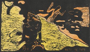 Auti te Pape kvinner ved elven, 18941895. av Paul Gauguin