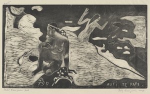 Auti te Pape kvinner ved elven, 18941895. av Paul Gauguin