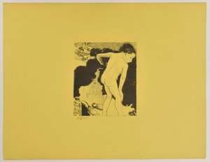 Bretonische Badende av Paul Gauguin