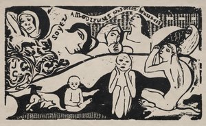 Vær forelsket og du vil være lykkelig av Paul Gauguin