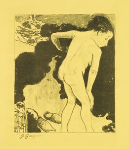 Bretonische Badende av Paul Gauguin
