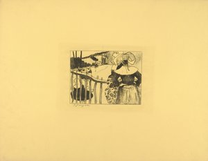 Bretonske kvinner ved et gjerde av Paul Gauguin