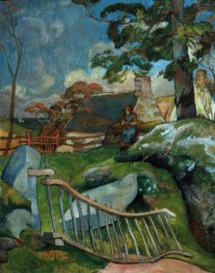 Porten (svinegjeterinnen) av Paul Gauguin