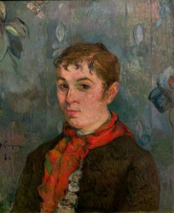 Datteren til skytshelgen av Paul Gauguin