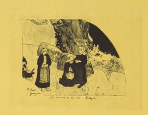 Dramen des Meeres: Bretagne av Paul Gauguin
