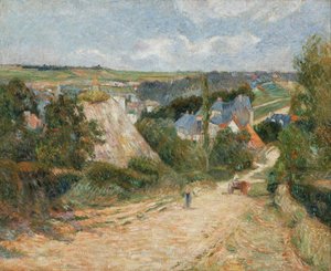 Rute til inngangen til Osny Inngang til landsbyen Osny av Paul Gauguin