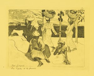 Heuschrecken und Ameisen: Ein Souvenir aus Martinique av Paul Gauguin