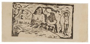 Hodestykke for «Smilet» av Paul Gauguin