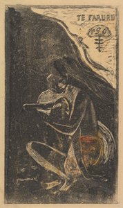 Here We Make Love Te Faruru, fra Fragrance Noa Noa, 1893-94. av Paul Gauguin
