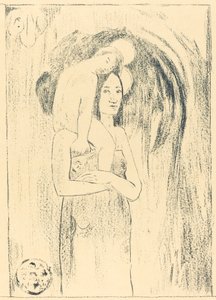 Ia Orana Maria Vi hilser deg, Mary, ca. 1894. av Paul Gauguin