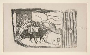 Le Calvaire Breton [Wayside Shrine i Bretagne] av Paul Gauguin