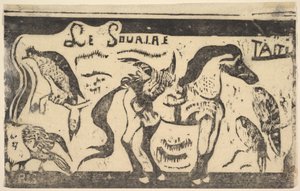The Smile, Tahiti Smile, Tahiti, desember 1899. av Paul Gauguin