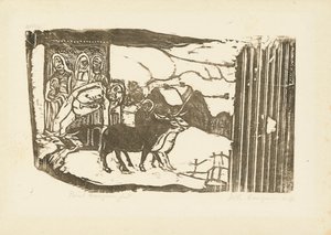 Den bretonske Golgata, 1898-99 av Paul Gauguin