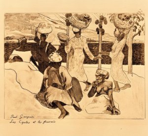 Sikader og maur av Paul Gauguin