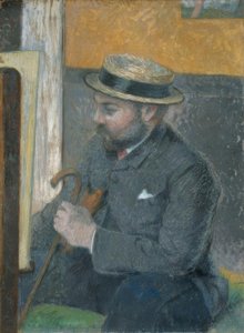 Mannen med båtføreren av Paul Gauguin