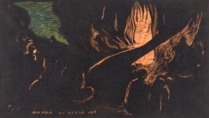 Mahna no Varua Ino The Devil Speaks, 18941895. av Paul Gauguin