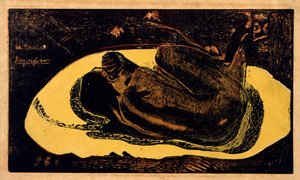 Manao Tupapau Spirit of the Dead ser på, 1893-1894. av Paul Gauguin