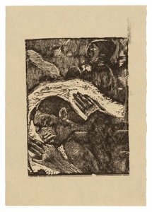 Manao tupapau (Hun tenker på spøkelsen eller spøkelsen tenker på henne) av Paul Gauguin