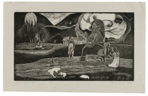 Maruru (Offerings of Gratitude), fra Noa Noa Suite av Paul Gauguin
