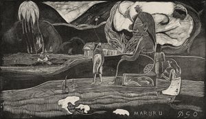 Maruru (Takknemlighetstilbud) av Paul Gauguin