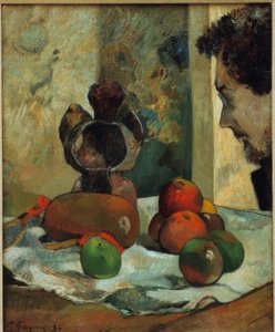 Stilleben med profilen til Laval av Paul Gauguin