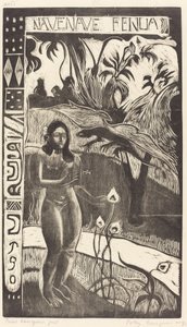 Nave Nave Fenua Delightful Land, 18941895. av Paul Gauguin