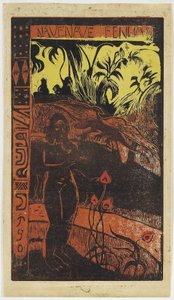 Nave Nave Fenua fra Noa Noa-serien av Paul Gauguin