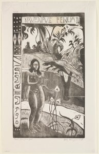 Nave Nave Fenua, fra serien "Noa Noa" av Paul Gauguin