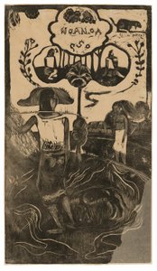 Noa Noa (Duftende), fra Noa Noa Suite av Paul Gauguin