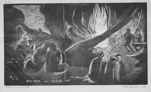 Noah Noah; The Devil Speaks (Mahna No Varua Ino) av Paul Gauguin