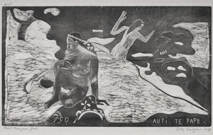 Noa Noa: Women at the River (Auti Te Pape) av Paul Gauguin
