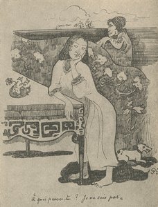 Om hva du tror jeg ikke vet, 1936 av Paul Gauguin