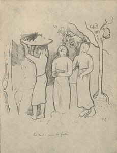 På vei til festen, 1936 av Paul Gauguin