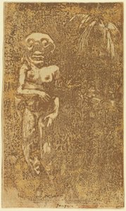 Oviri The Savage [recto], 18941895. av Paul Gauguin