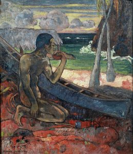Stakkars synder (olje på lerret av Paul Gauguin