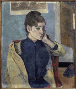 Portrett av Madeleine Bernard (1871-1895) - Maleri av Paul Gauguin (1848-1903), olje på lerret, 72x58 cm av Paul Gauguin