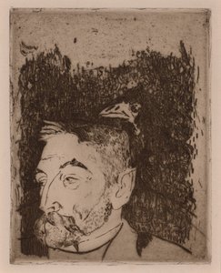 Portrett av Stéphane Mallarmé av Paul Gauguin