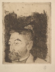 Portrett av Stéphane Mallarmé, 1891. av Paul Gauguin