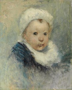 Portrett av et barn, muligens Aline Gauguin, ca. 1878 av Paul Gauguin
