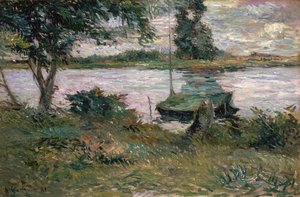 Elvebredden av Paul Gauguin