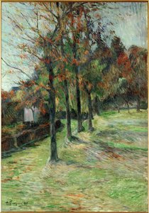 Route de Rouen II (olje på lerret) av Paul Gauguin