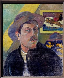 Selvportrett. Maleri av Paul Gauguin (1848-1903) av Paul Gauguin