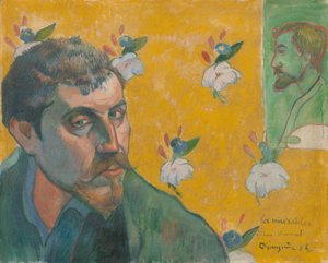Selvportrett, Les Miserables, 1888 (olje på lerret) av Paul Gauguin